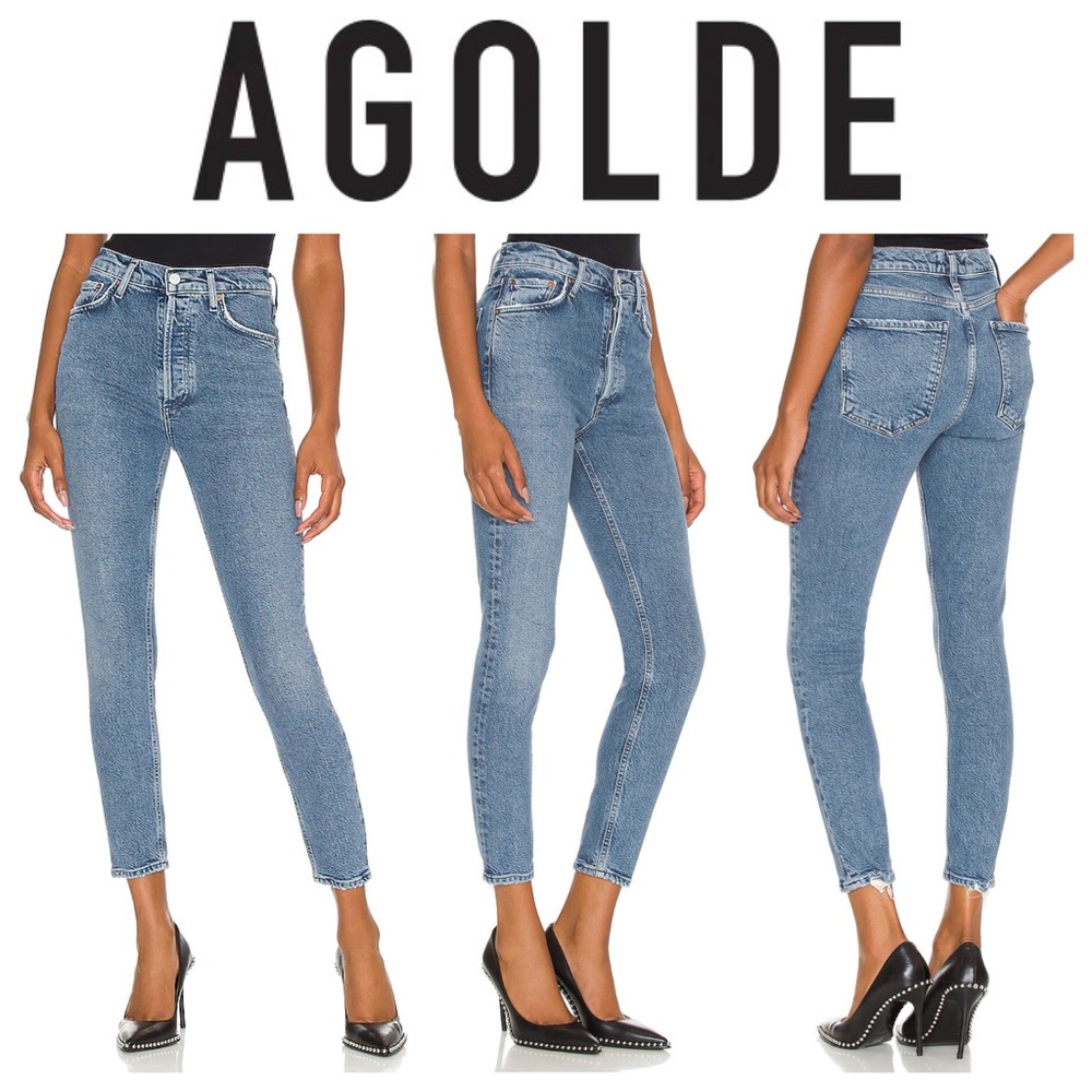 AGOLDE Nico High Rise Slim Fit Jeans Size 27 in Drift BNWOT